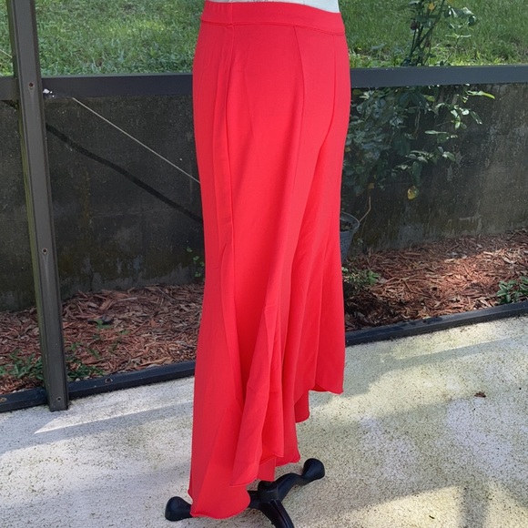 Flare legs orange Venus dress pants - Picture 5 of 5